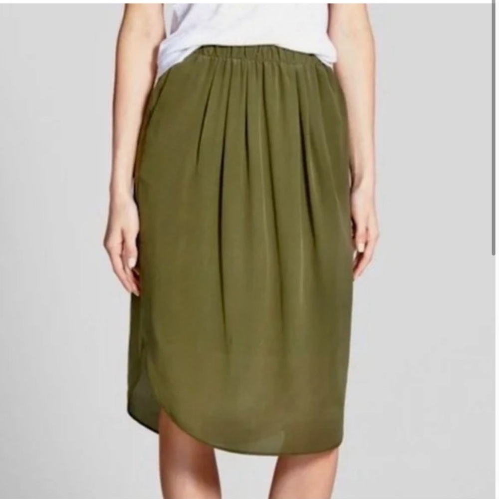 Madewell Silk Island Skirt